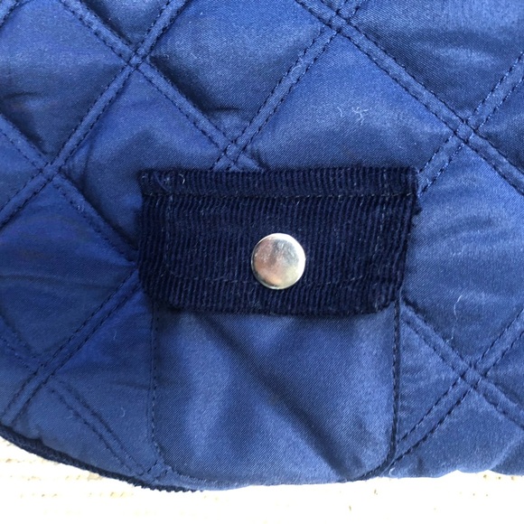Pup Crew Quilted Dog Coat Navy XS - Picture 2 of 4